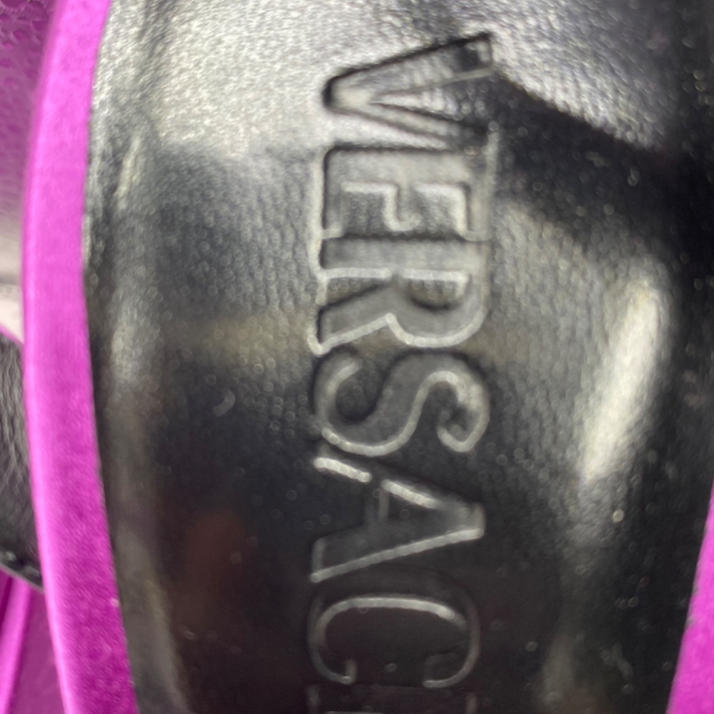Versace purple platform sandal - Picture 8 of 11
